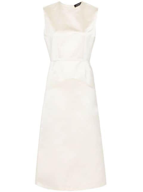satin midi dress by FABIANA FILIPPI