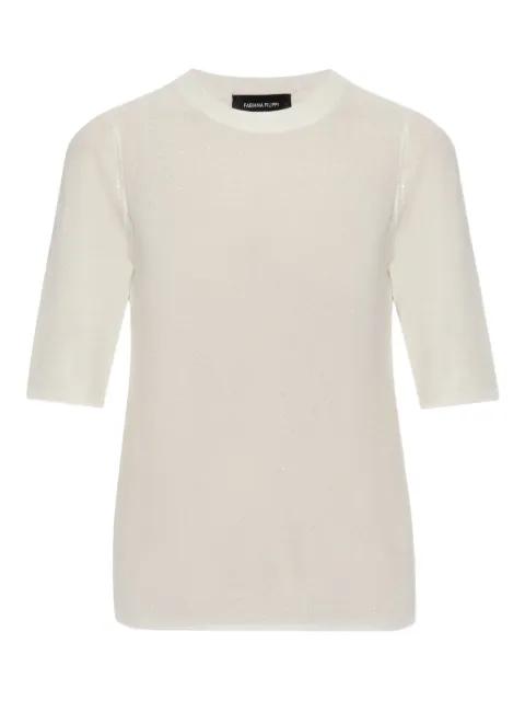 sequin-detail T-shirt by FABIANA FILIPPI
