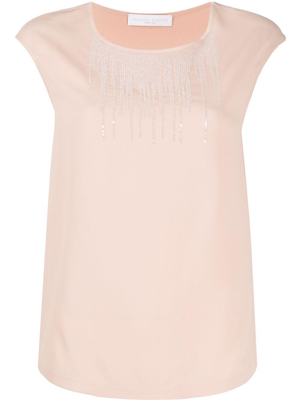 sequin detail blouse by FABIANA FILIPPI