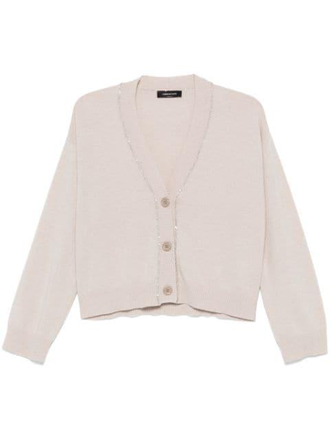 sequin-detailed cardigan by FABIANA FILIPPI