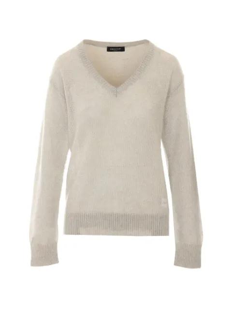 sequin-embellished V-neck sweater by FABIANA FILIPPI