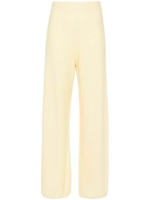 sequin-embellished knitted trousers by FABIANA FILIPPI