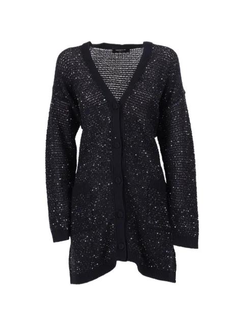 sequin-embellished oversized cardigan by FABIANA FILIPPI