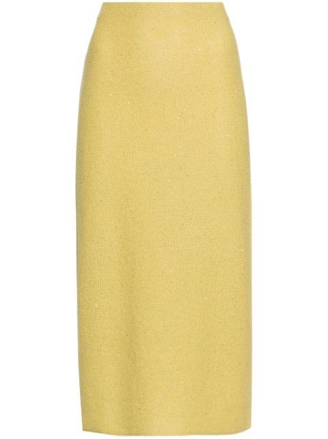 sequin-embellished pencil skirt by FABIANA FILIPPI