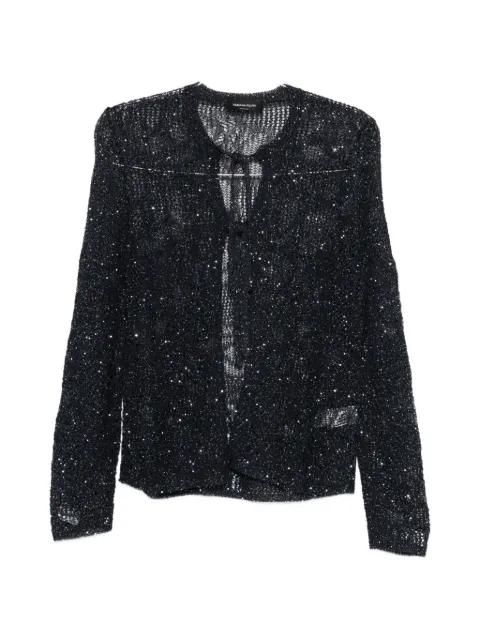 sequin-embellishment cardigan by FABIANA FILIPPI