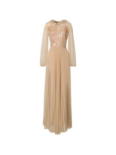 sequin pleated dress by FABIANA FILIPPI