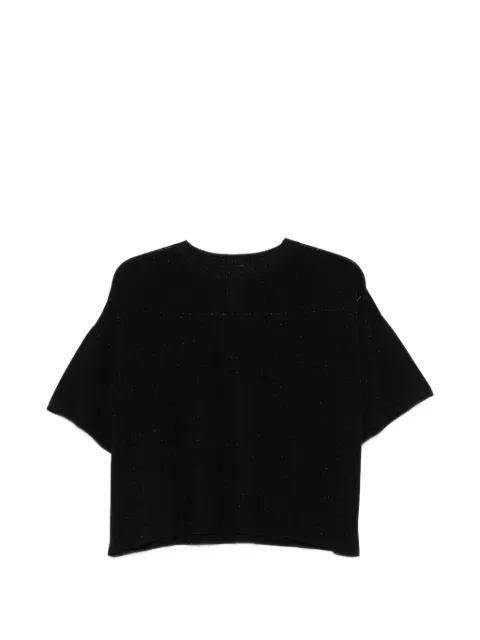shimmer-effect short-sleeve T-shirt by FABIANA FILIPPI