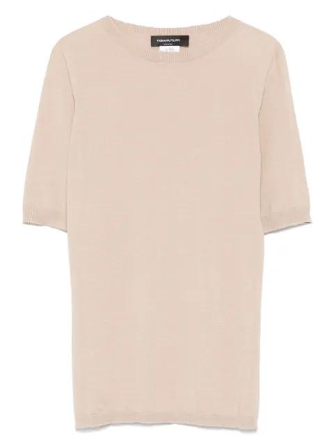 short-sleeve cashmere top by FABIANA FILIPPI