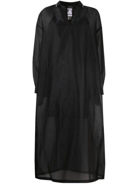 silk-blend midi dress by FABIANA FILIPPI