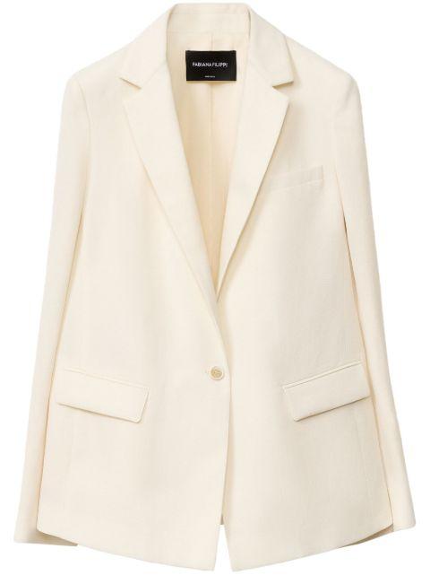 single button blazer by FABIANA FILIPPI
