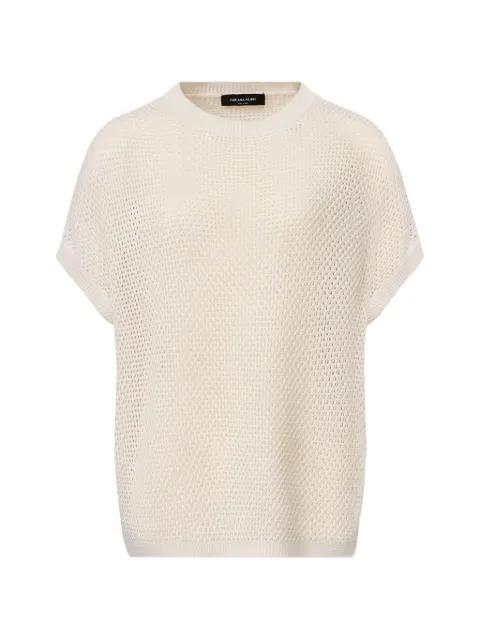 sleeveless knitted top by FABIANA FILIPPI