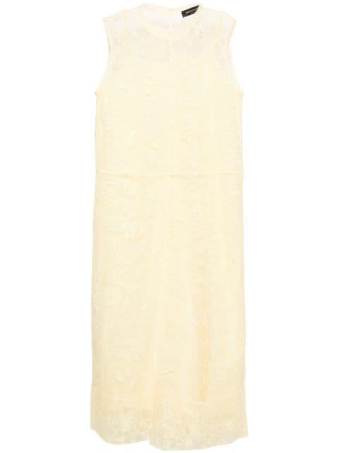 sleeveless lace midi dress by FABIANA FILIPPI