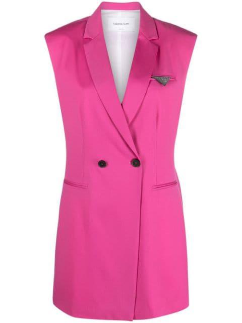 sleeveless merino-wool blazer by FABIANA FILIPPI