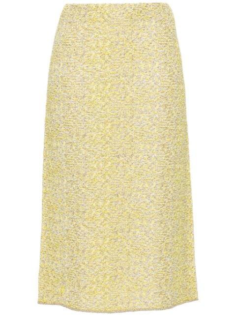 straight tweed midi skirt by FABIANA FILIPPI
