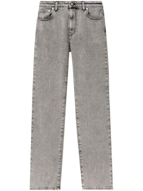 stretch-cotton straight-leg jeans by FABIANA FILIPPI