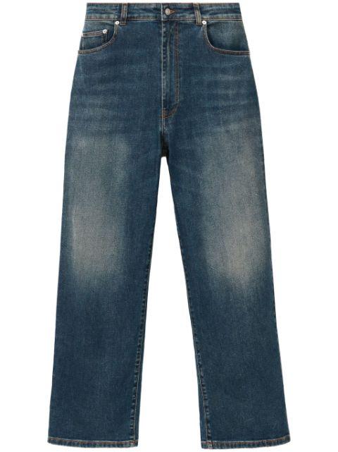 stretch-cotton straight-leg jeans by FABIANA FILIPPI