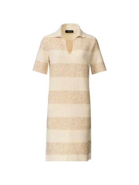 striped collared dress by FABIANA FILIPPI