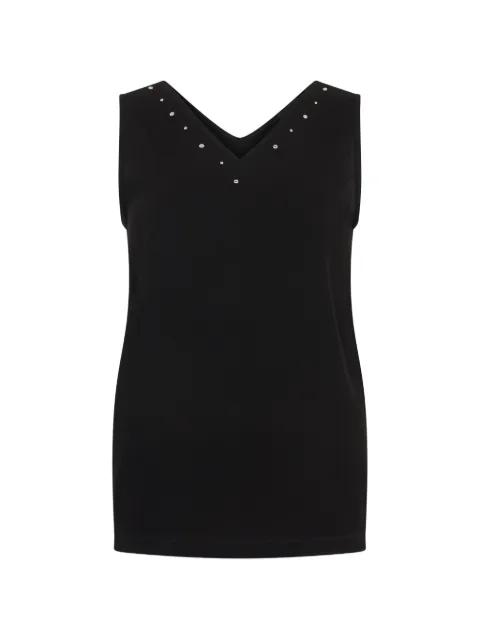 studded V-neck top by FABIANA FILIPPI