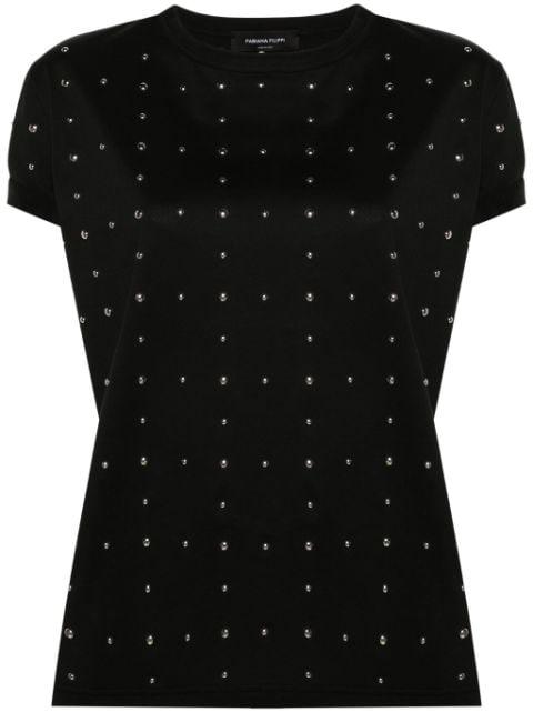 studded cotton T-shirt by FABIANA FILIPPI
