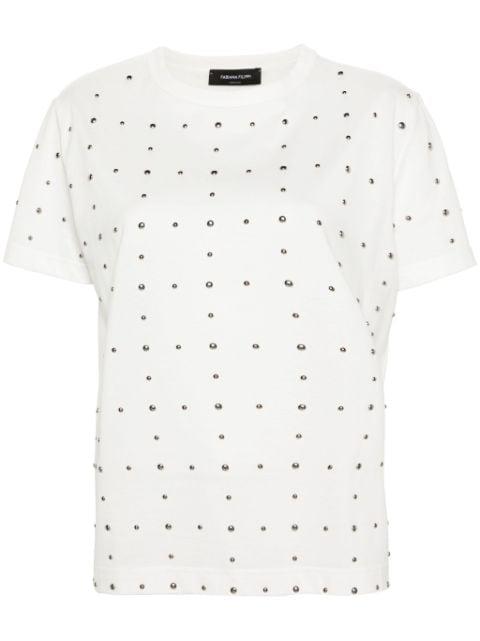 studded cotton T-shirt by FABIANA FILIPPI