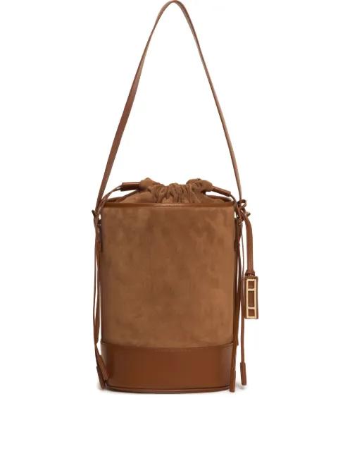 suede-leather bucket bag by FABIANA FILIPPI