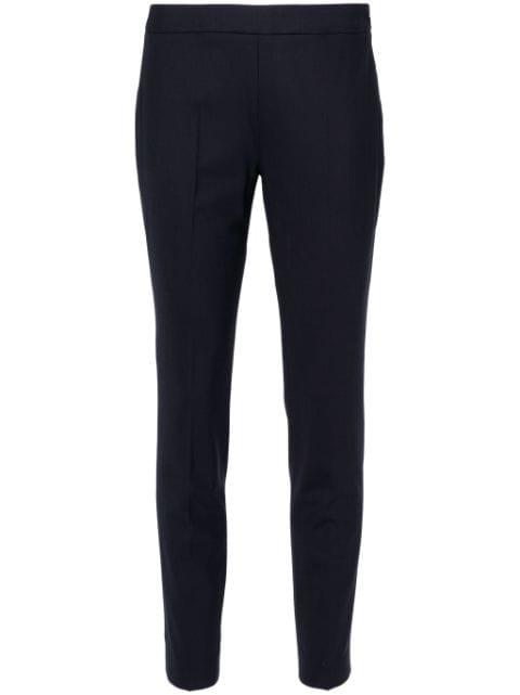 tapered merino-blend trousers by FABIANA FILIPPI