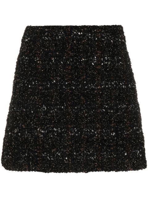 textured high-waist skirt by FABIANA FILIPPI