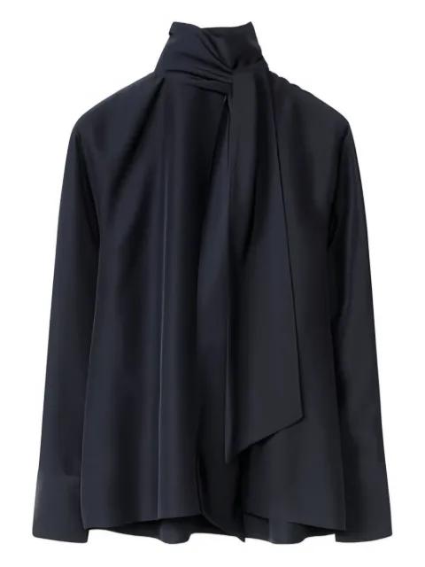 tie-neck long-sleeve blouse by FABIANA FILIPPI