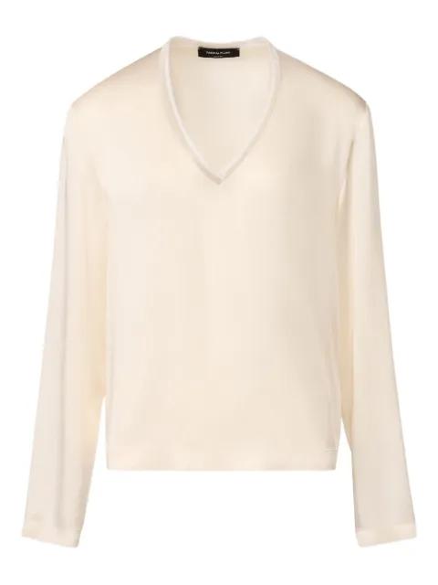 v-neck long-sleeve top by FABIANA FILIPPI