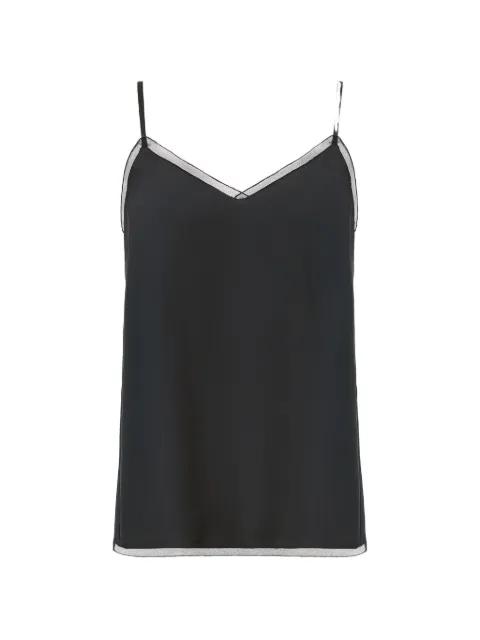 v-neck trim top by FABIANA FILIPPI