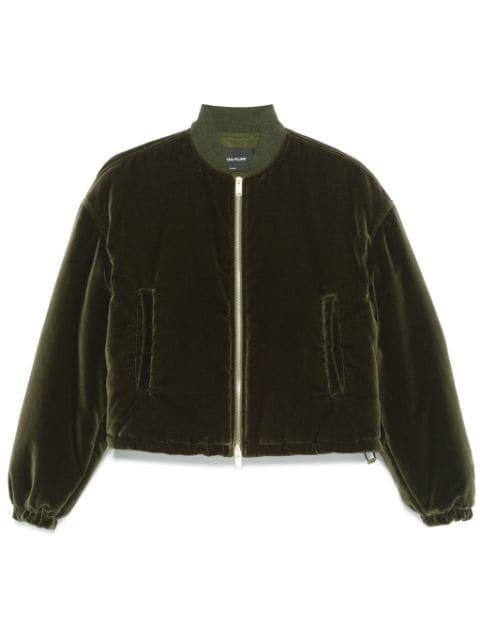 velvet bomber jacket by FABIANA FILIPPI