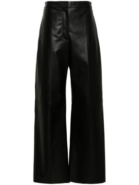 wide-leg leather trousers by FABIANA FILIPPI
