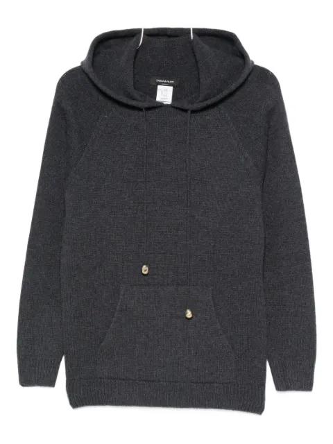 wool blend hoodie by FABIANA FILIPPI