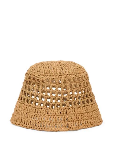 woven bucket hat by FABIANA FILIPPI
