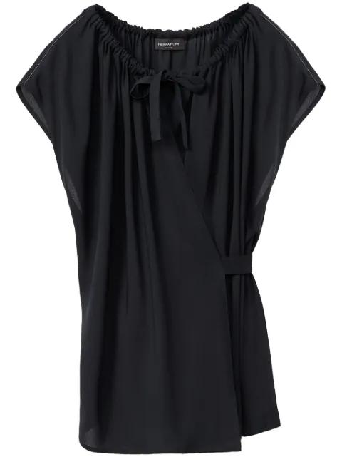 wrap design blouse by FABIANA FILIPPI