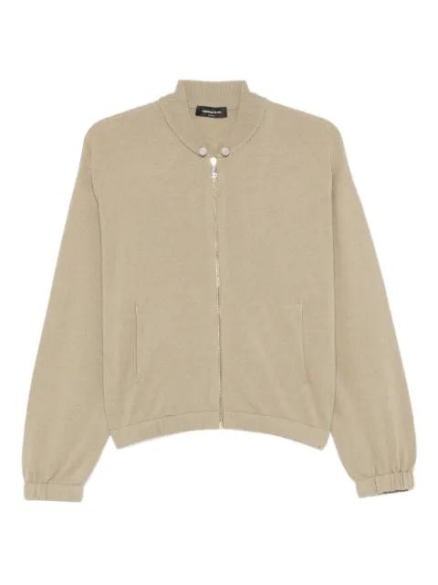 zip-fastening cardigan by FABIANA FILIPPI