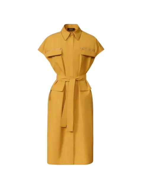 zip pocket tie dress by FABIANA FILIPPI