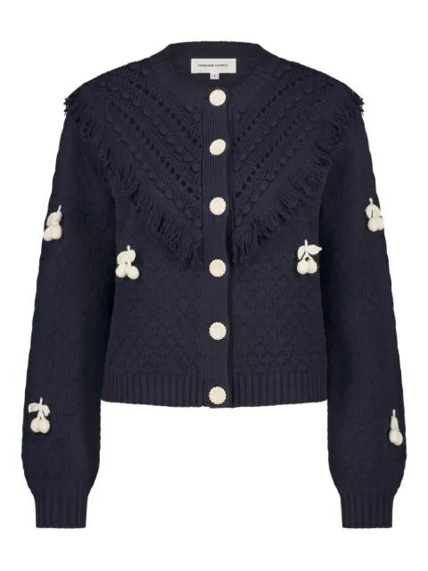 fringe-detailing cardigan by FABIENNE CHAPOT
