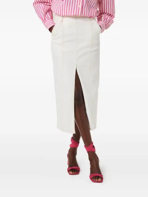 front-slit midi skirt by FABIENNE CHAPOT