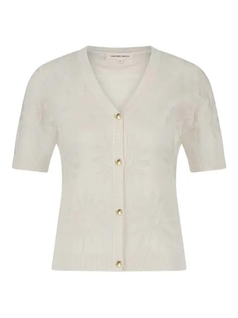 jacquard cardigan by FABIENNE CHAPOT