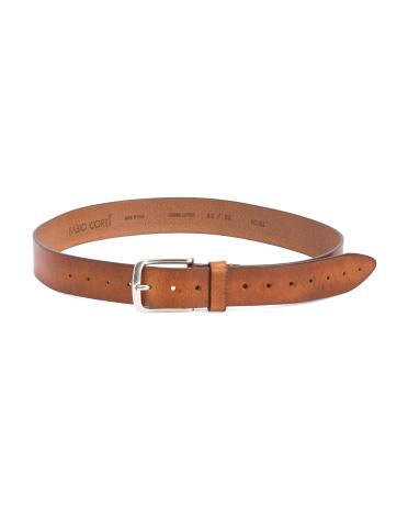 Leather Casual Belt by FABIO CORTI