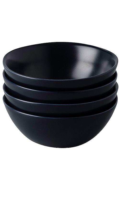 Fable The Breakfast Bowls Set of 4 in Navy by FABLE