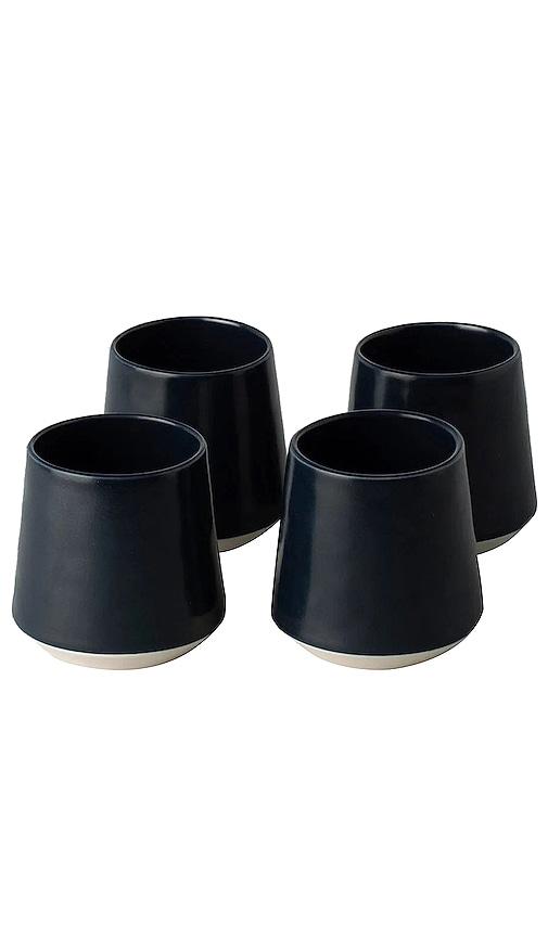 Fable The Cups Set of 4 in Navy by FABLE