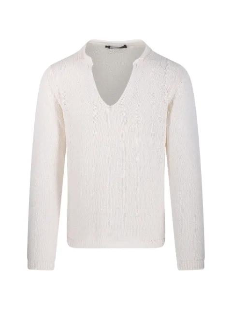 V-neck sweater by FABRIZIO DEL CARLO