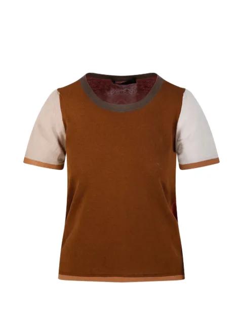 colour-block T-shirt by FABRIZIO DEL CARLO