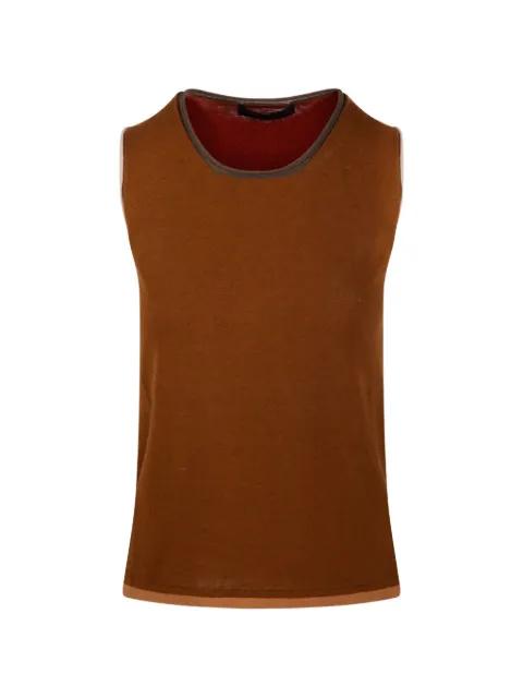 sleeveless top by FABRIZIO DEL CARLO