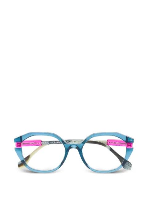 Etto 2 geometric-frame glasses by FACE A FACE