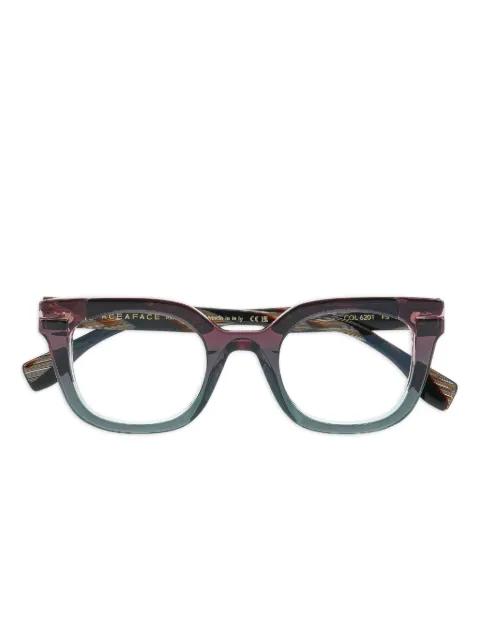 Friday square-frame glasses by FACE A FACE