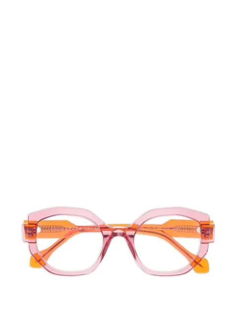 Minds geometric-frame glasses by FACE A FACE