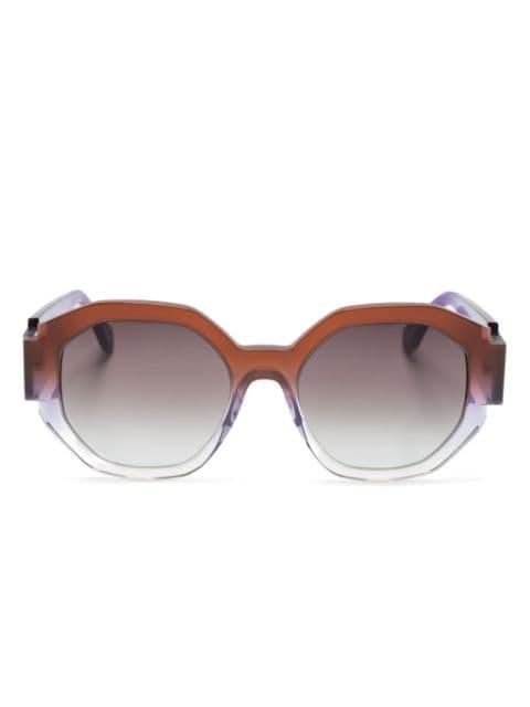 Notchi 2 geometric-frame sunglasses by FACE A FACE